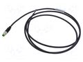 Cable: for sensors/automation; M8; PIN: 3; straight; 1.5m; plug MURRELEKTRONIK 7000-08001-6300150