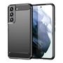Carbon Case case for Samsung Galaxy S23+ flexible silicone carbon cover black, Hurtel 9145576268551 9145576268551