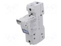 Fuse base; 14x51mm; for DIN rail mounting; 50A; 690VAC; Poles: 1 LOVATO ELECTRIC FB02A1P