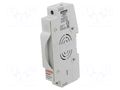 Fuse base; 10x85mm; for DIN rail mounting; 32A; Poles: 1; 1.5kVDC LOVATO ELECTRIC FB04D1P