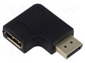 Adapter; DisplayPort socket,DisplayPort plug 90° left/right GOOBAY GOOBAY-77131