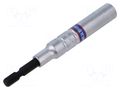 Socket; 6-angles,socket spanner; 8mm; Holder: E6,3mm; 1/4"; long KING TONY KT-76C1108M