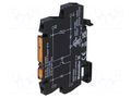 Relay: interface; SPST-NO; Ucntrl: 24VDC; 0.1A; 5÷48VDC; Relay set WEIDMÜLLER TOS-24DC/48DC-0.1A