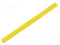 Heat shrink sleeve; thin walled,glued; 4: 1; 4mm; L: 1000mm; yellow RADPOL RCKH1-4/1X1-Y