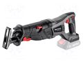 Reciprocating saw; battery; wood,metal; 18VDC; Energy+; 120mm GRAPHITE 58G096