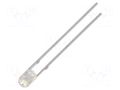 LED; green; 3mm; 5800÷7000mcd; 60°; Front: convex; 2.9÷3.4VDC OPTOSUPPLY OSG5DA3761B