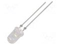 LED; white warm; 5mm; 30°; Front: convex; 2.9÷3.4VDC; No.of term: 2 OPTOSUPPLY OSM54P5A31C