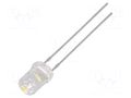 LED; white warm; 5mm; 750÷1120mcd; 120°; Front: recessed; 12÷15VDC OPTOSUPPLY OSM5DK53C1A-12V