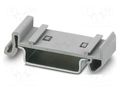 Fixing element; W: 16.3mm; H: 45.7mm; Body: grey PHOENIX CONTACT PTFIX10/S-NS35A