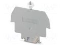 Cover profile carrier; L: 89mm; W: 2mm; H: 91mm; Body: grey PHOENIX CONTACT AP3-TUKS