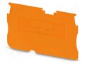 End piece; L: 29mm; W: 0.8mm; H: 48.6mm; Body: orange PHOENIX CONTACT D-ST2.5-0.8OG