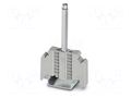 Cover profile carrier; L: 77.5mm; W: 9.5mm; H: 48.6mm; Body: grey PHOENIX CONTACT E/NS35N-APH