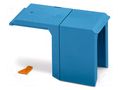 Cover; L: 46.7mm; W: 28.8mm; H: 85.6mm; Body: blue PHOENIX CONTACT HC-RBO8BU