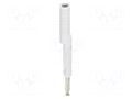 Test socket; PA; L: 51.5mm; ways: 1; H: 5.8mm; Body: white PHOENIX CONTACT PAI-4-FIXWH