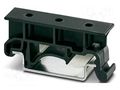 Fixing element; L: 7.3mm; W: 10mm; H: 42.6mm; Body: black PHOENIX CONTACT USA10BK
