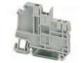 End/partition plate; UT; PA; L: 46.9mm; terminals: 0; W: 5.2mm PHOENIX CONTACT UT2.5-TWIN/1P-F