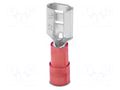 Tip: flat; Type: insulated; Body: red; Mat: PA; UL94V-2; -20÷105°C PHOENIX CONTACT C-SCFI1.5/6.3X0.8