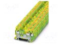 Splice terminal: rail; PT; PA; L: 30.5mm; terminals: 3; W: 3.5mm PHOENIX CONTACT PT1.5/S-TWIN-PE