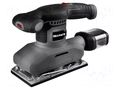 Finishing sander; electric; 260W; 230VAC; 90x187mm; Mounting: bur GRAPHITE 59G326