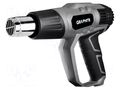 Tool: electric hot shrink gun; 2kW; 230VAC; 350÷500l/min GRAPHITE 59G526