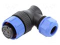 Connector: circular; plug; female; PIN: 5(2+3); IP67; SY21; 7÷12mm WEIPU SY2116/S5BII-1N