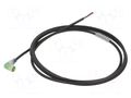 Cable: for sensors/automation; M8; PIN: 3; angled; 2m; plug; 30VDC MURRELEKTRONIK 7000-08121-6300200