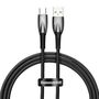 Baseus Glimmer Series Fast Charging Cable USB-A - USB-C 100W 480Mbps 1m Black, Baseus 6932172617967 6932172617967