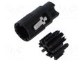 Connector: M17; male; contact insert; M17; PIN: 6; crimped HARTING 21175230000