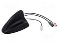 Antenna; automotive,SHARK; AM,DAB,FM; Fakra; Len: 290mm; 12VDC MTA 7677892