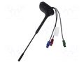 Antenna; car top,automotive,external; GNSS,GSM,UHF; Fakra; top MTA 7771004