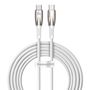 Baseus CADH000802 USB-C - USB-C PD cable 100W 5A 480Mb/s 2m - white, Baseus 6932172618070 6932172618070