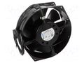 Fan: AC; axial; 230VAC; Ø172x55mm; ball; 2800rpm; IP20; 20AWG; black EBM-PAPST W2S130-AA03-08
