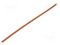 Heat shrink sleeve; glueless,thin walled; 2: 1; 1.6mm; L: 1000mm RADPOL RCH1-1.6/0.8X1-BR