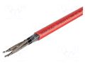 Wire: mains; UNIRAIL S 50264-3-2 300V MM FR; 2x1mm2; Colour: red LAPP LAPP-15382133
