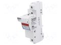 Fuse base; 22x58mm; for DIN rail mounting; 125A; 690VAC; Poles: 1 LOVATO ELECTRIC FB03A1PL