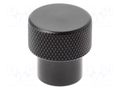 Knob; Ø: 22mm; H: 23mm; aluminium; STRUCTURE; Plating: anodized GTV Poland GTV-GA-SE-1-20M