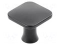 Knob; H: 27mm; zamak; W: 30mm; L: 30mm; PIAZZA; Plating: varnish GTV Poland GTV-GZ-PIAZZA1-20M
