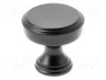 Knob; Ø: 25mm; H: 24mm; zamak; SONET; Plating: varnish; furniture GTV Poland GTV-GZ-SONET-1-20M