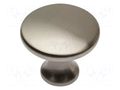 Knob; Ø: 29mm; H: 25mm; zamak; UDINE; Plating: galvanized; furniture GTV Poland GTV-GZ-UDINE-1-06
