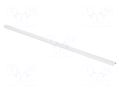 Holder; aluminium; white; H: 17mm; L: 1200mm; W: 40mm; HEXA GTV Poland GTV-UA-HA-120010M