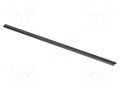 Holder; aluminium; matt black; H: 17mm; L: 1200mm; W: 40mm; HEXA GTV Poland GTV-UA-HA-120020M