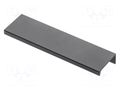 Holder; aluminium; matt black; H: 17.4mm; L: 225mm; W: 40mm; HEXI GTV Poland GTV-UA-HEXI192-20M