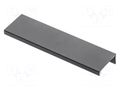 Holder; aluminium; matt black; H: 17.4mm; L: 360mm; W: 40mm; HEXI GTV Poland GTV-UA-HI-320-20M