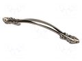 Holder; ZnAL; antique brushed brass; H: 26.5mm; L: 183mm; W: 17.5mm GTV Poland GTV-UZ-WERON-12812