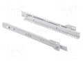 Roller guide; steel,plastic; 300mm; 20kg; Plating: varnish; white GTV Poland GTV-PR-0B-300-10-Z