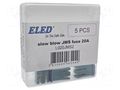 Fuse: fuse; 20A; automotive; 10.7mm; 10.7x7.7x17.5mm ELED L020JMS2