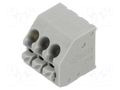 Connector: PCB terminal block; terminal; 8A; 160V; PIN: 3; angled WAGO 250-103
