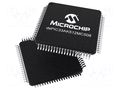 IC: dsPIC microcontroller; 64kB; 64kBSRAM; TQFP80; 3÷3.6VDC; DSPIC MICROCHIP TECHNOLOGY 33AK512MC508-I/PT