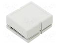 Enclosure: for devices with displays; X: 45.2mm; Y: 49.5mm; ABS MASZCZYK KM-13G