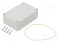 Enclosure: multipurpose; X: 60mm; Y: 90mm; Z: 30mm; ABS; light grey MASZCZYK KM-377IG